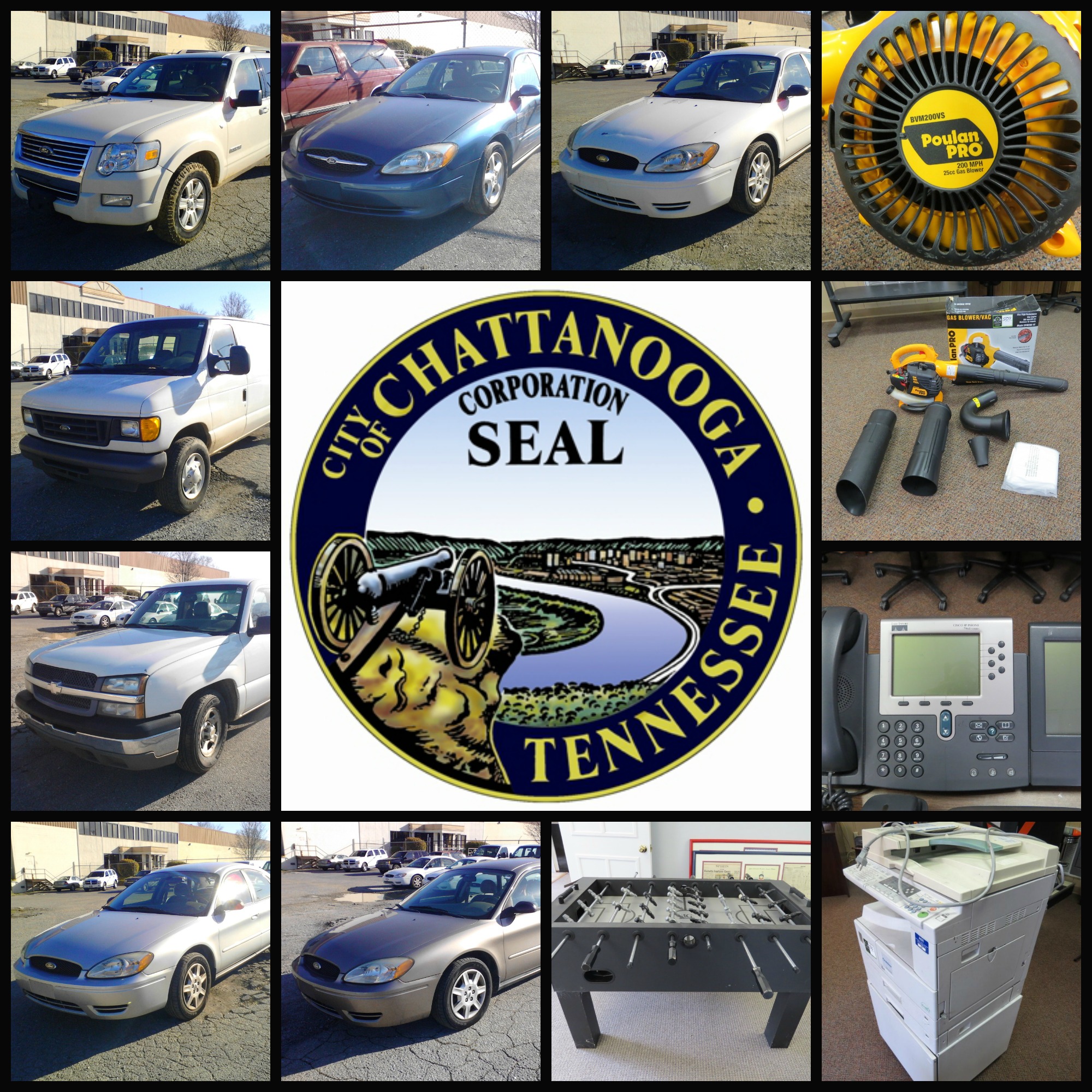 City of Chattanooga Vehicles February Online cast Auction in