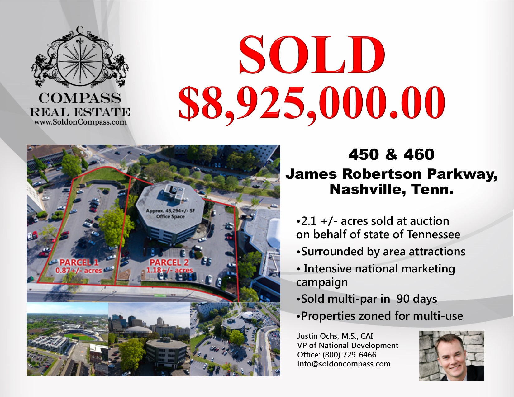 compass auction sells downtown nashville properties