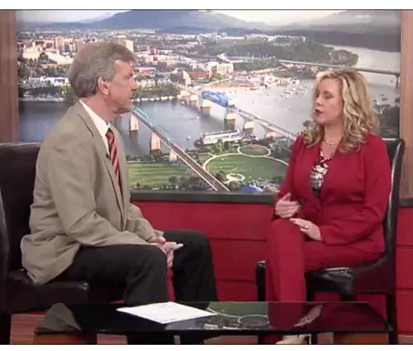 Compass President Paige Holt on WDEF News 12's Let's Chatt Compass Auctions and Real Estate
