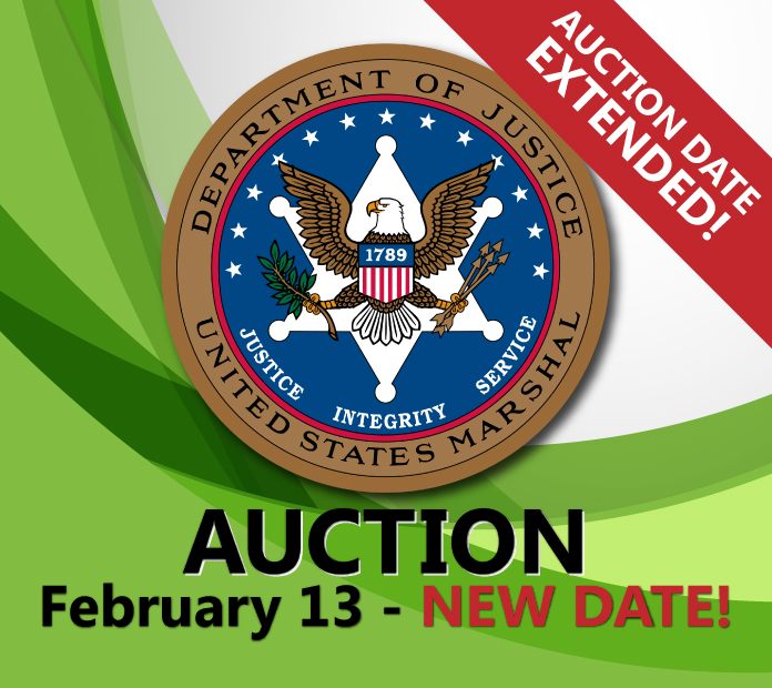 united states marshals auction February 2019 real estate government