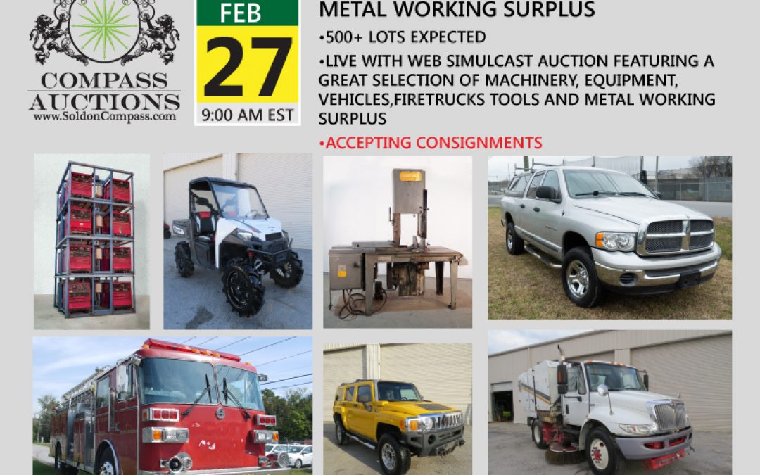 Machinery, Equipment, Tools and Metal Working Supply