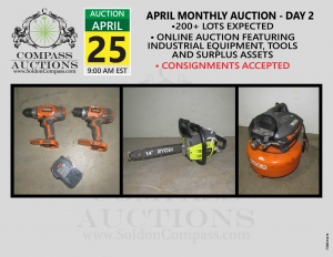 April monthly online auction Compass