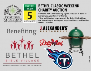 Bethel Bible Village Classic Weekend Charity Auction May 2019