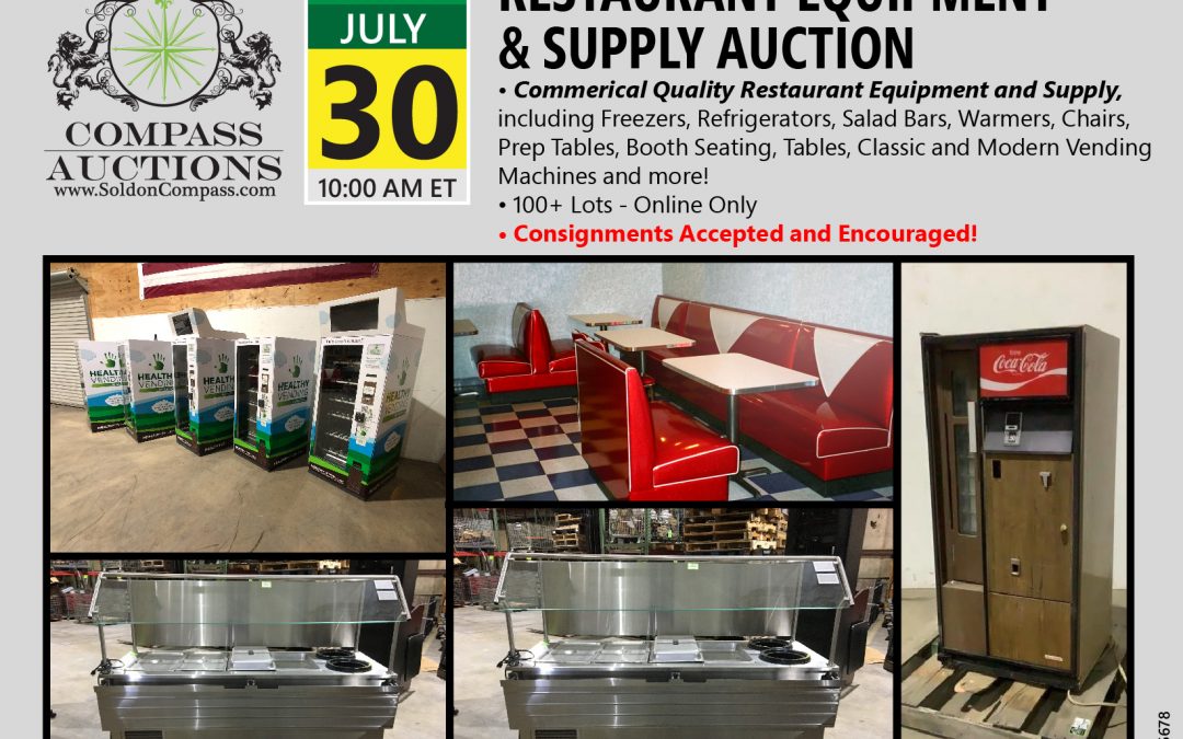 Restaurant Equipment and Supply Auction