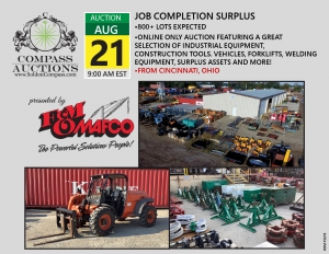 FM Mafco construction Job completion surplus online auction tools