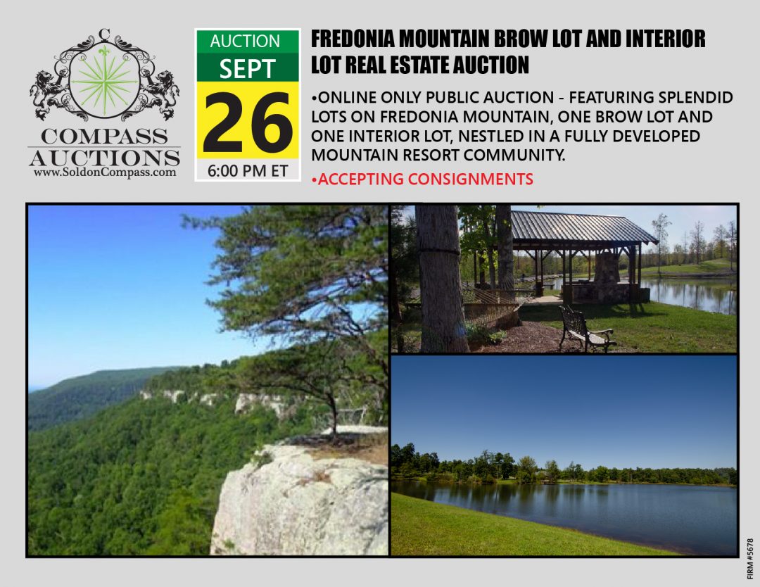 Fredonia Mountain Brow & Interior Lot Real Estate Auctions Compass