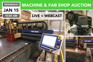 Jan. 15 2020 MACHINE & FAB SHOP AUCTION