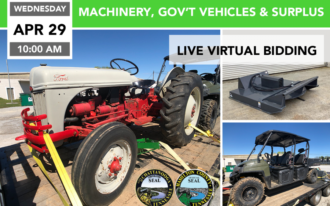 Machinery, Government Vehicles, & Surplus