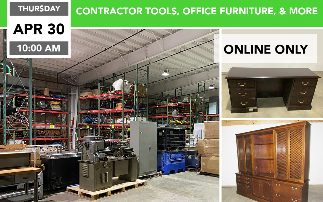Contractor Tools, Office Furniture, & More