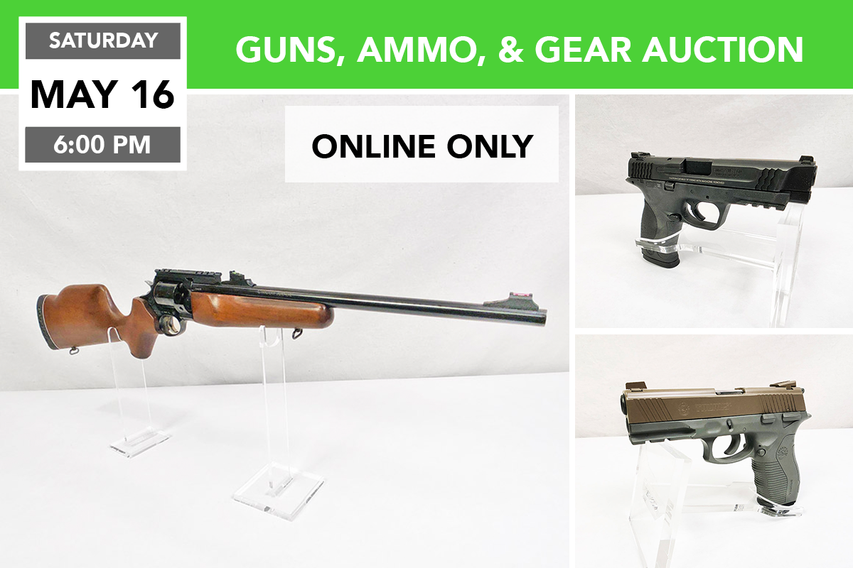 Guns, Ammo, & Gear Auction 5-16-2020