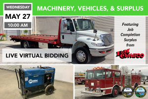 Machinery, Vehicles, & Surplus Auction 5-27-2020