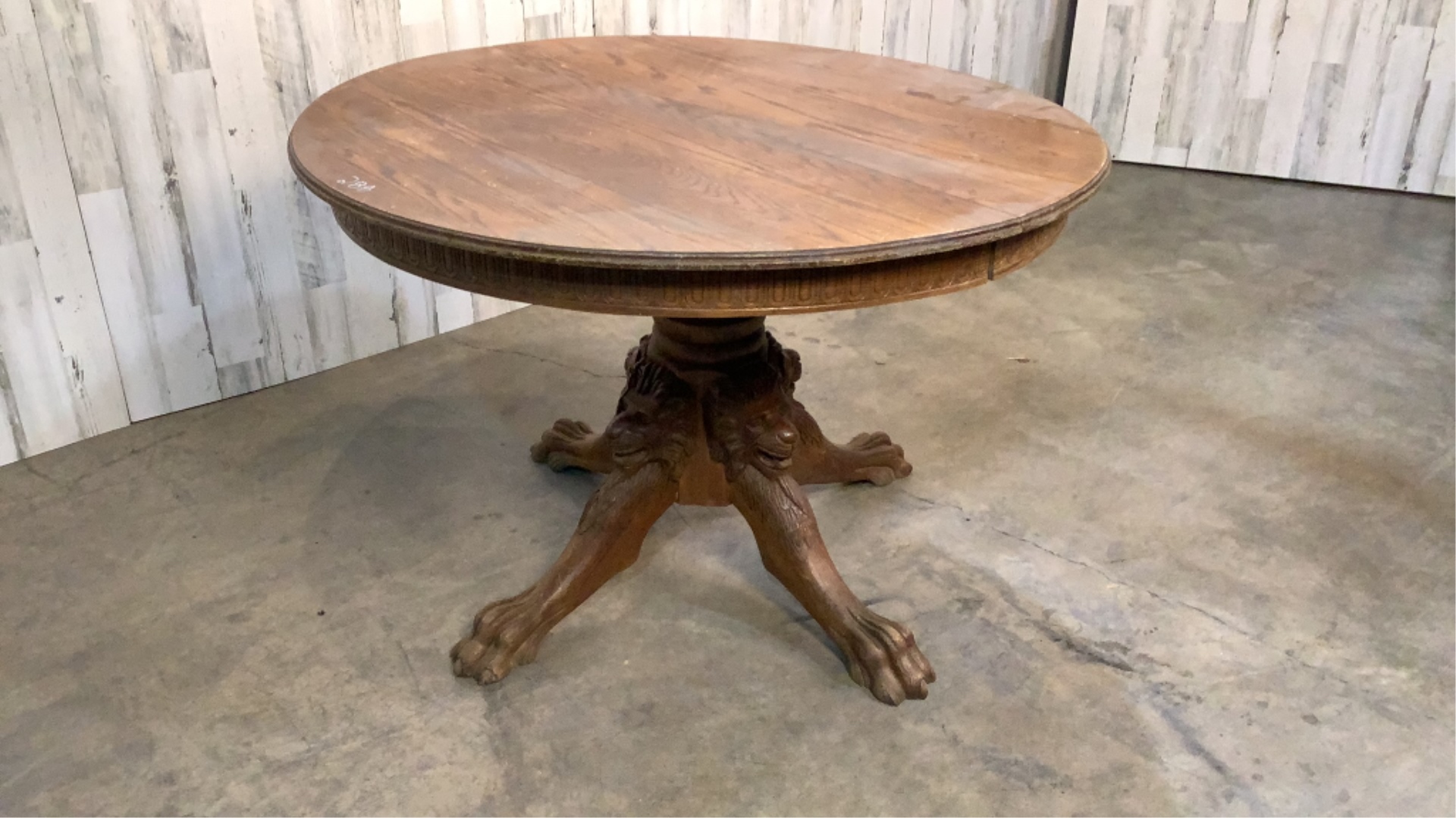 Antique Wooden Round Table