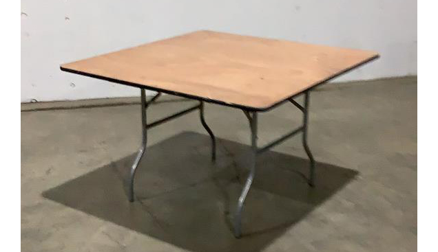 4'x4' Square Folding Event Tables (qty - 8)
