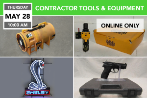 Contractor Tools & Equipment Auction 5-28-2020