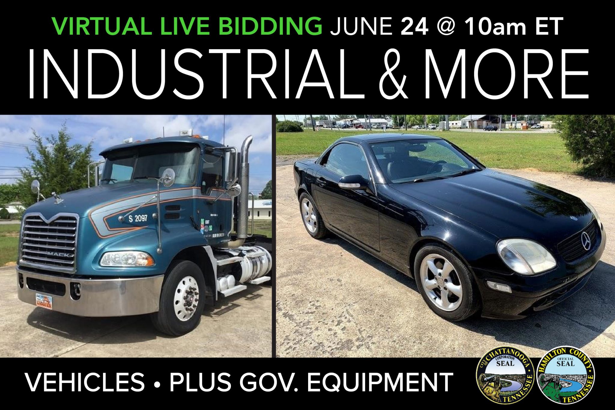 June 2020 public auction machinery vehicles municipal surplus live auction