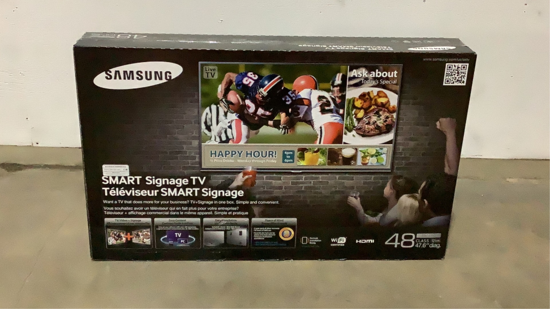 *NEW* 48" Samsung Smart Signage TV