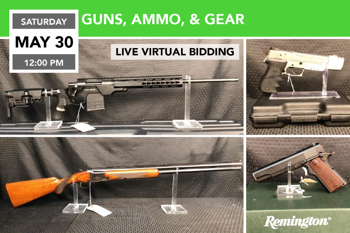guns firearms ammo auction may 2020