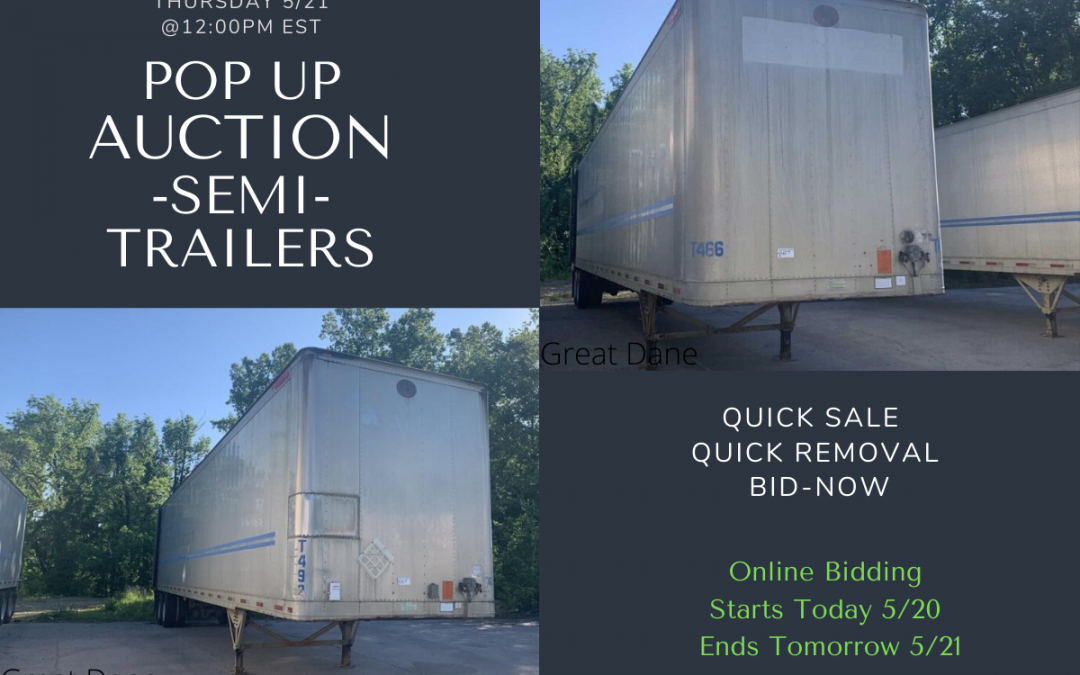 SEMI TRAILERS | POP UP AUCTION | QUICK BID