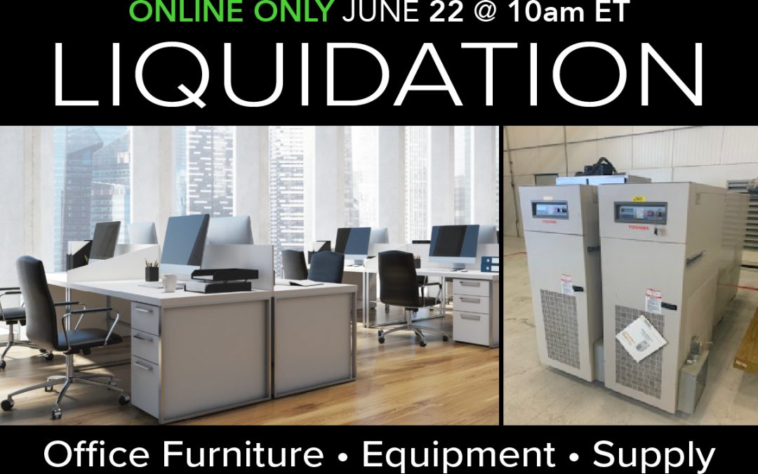 Warehouse 33 Liquidation Auction Office Furniture and Equipment