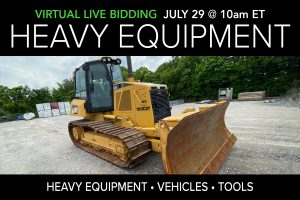 July 2020 heavy equipment vehicles surplus tools auction