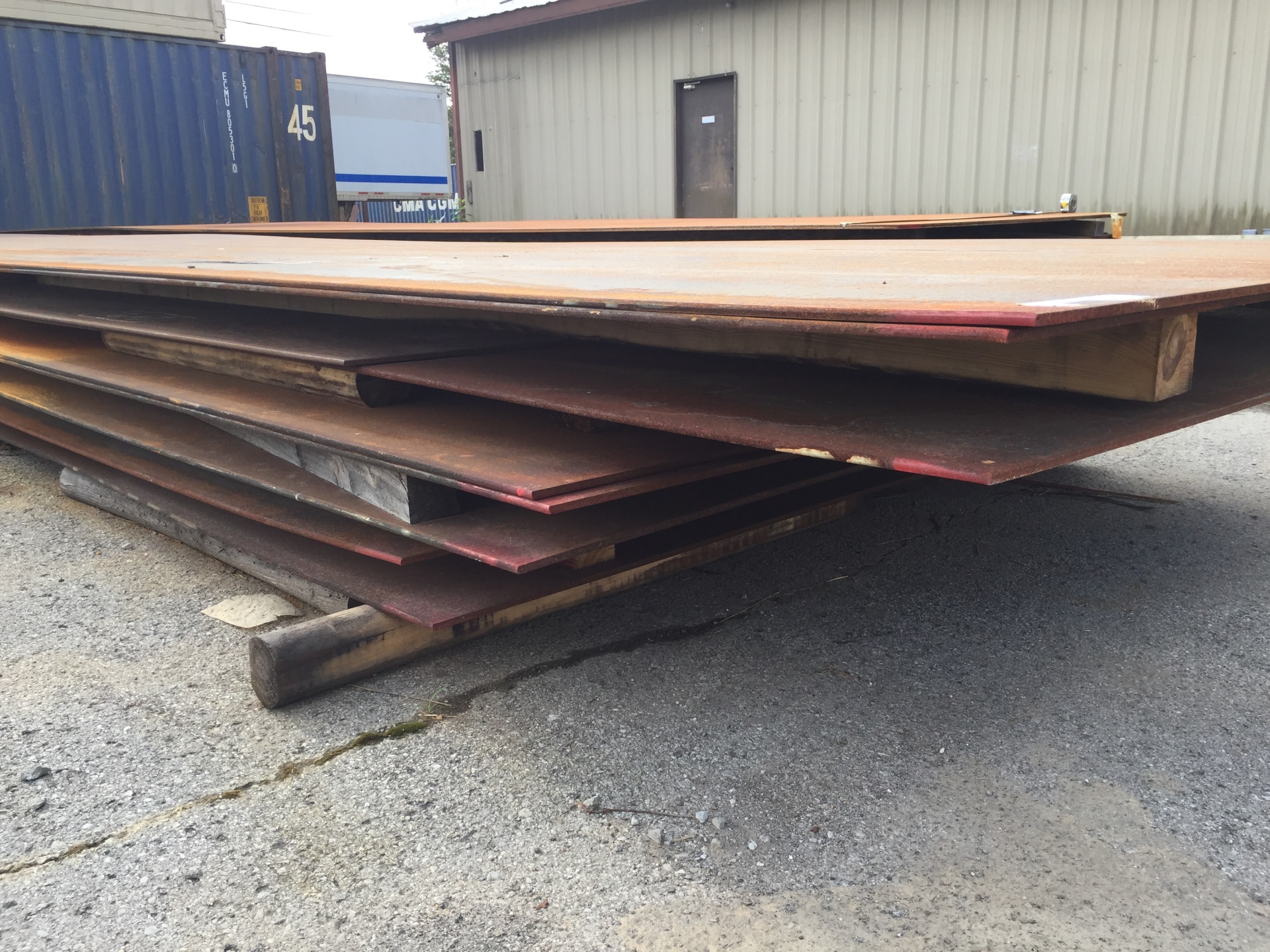 Rolled Plate 3/8" x 72" x 527" w/Certs. Paperwork