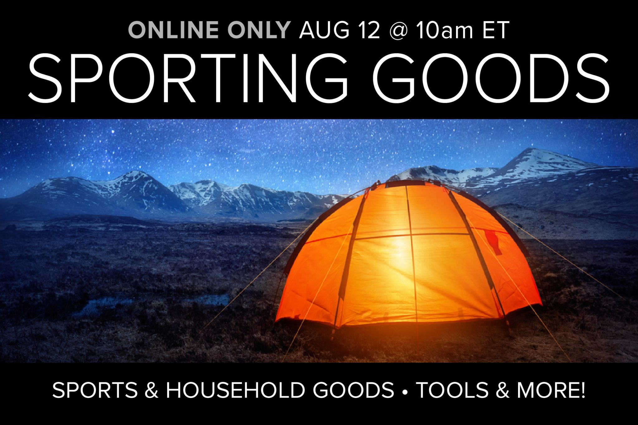 Sporting & Household Goods, Tools and More Compass Auctions and Real