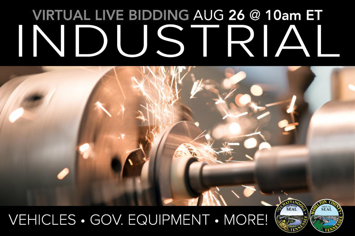 August 2020 Industrial Machine Vehicle Equipment Tools Auction