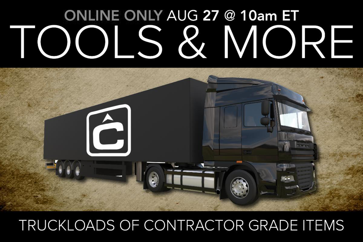 August 2020 Contractor Tools Equipment Auction