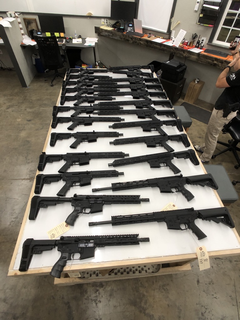 August 29 Firearms Auction AR15 rifles pistols for sale