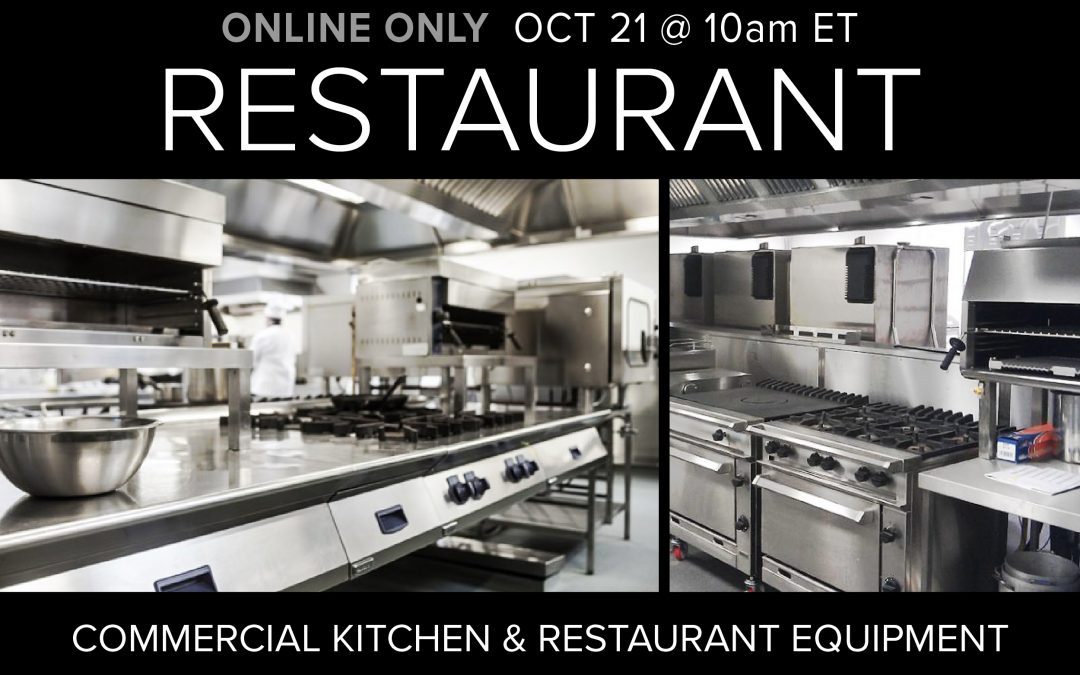 Restaurant Equipment and Supply Auction