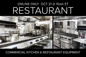 October 2020 Restaurant Equipment Supply Auction Compass Auctions