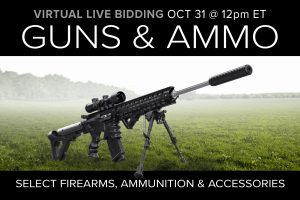 October 2020 guns ammo gear auction