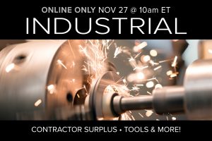 November Monthly Auction day 2 contractor grade tools home goods power tools surplus