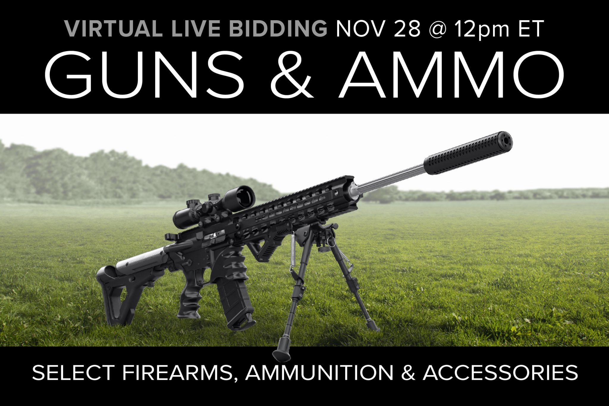 November 2020 guns ammo gear auction firearms ammunition tactical self defense