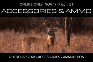 November 17 2020 hunting gear outdoor accessories auction