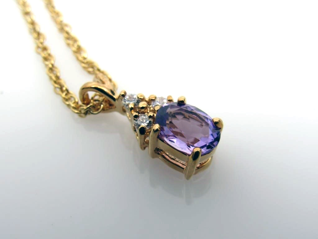 2.00ct Amethyst Necklace