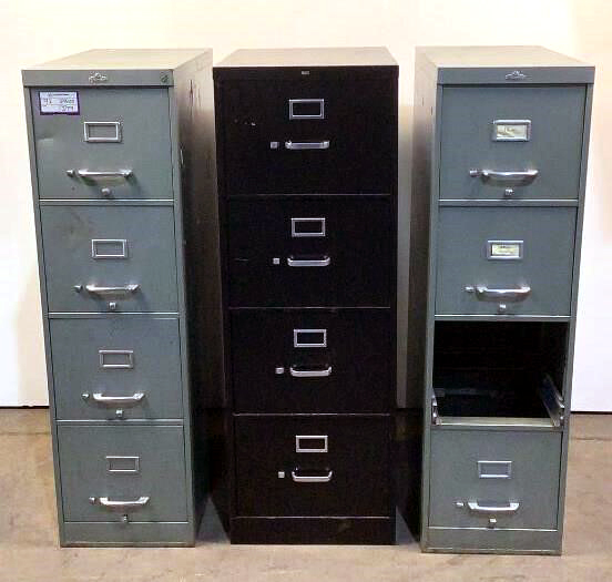 (3) Filing Cabinets