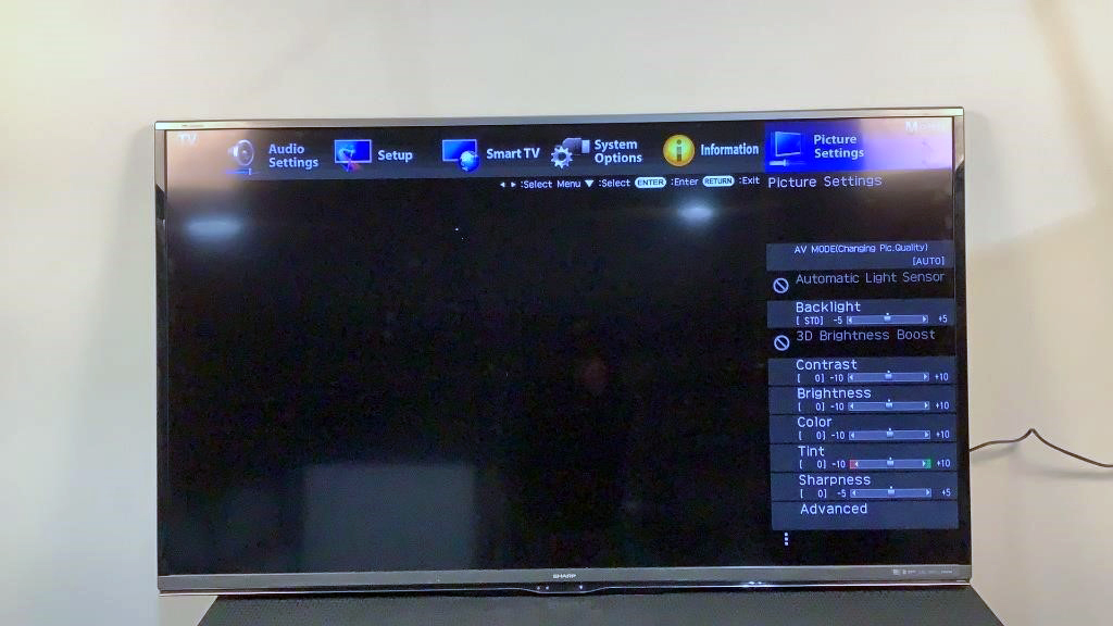 Sharp 70" LC TV