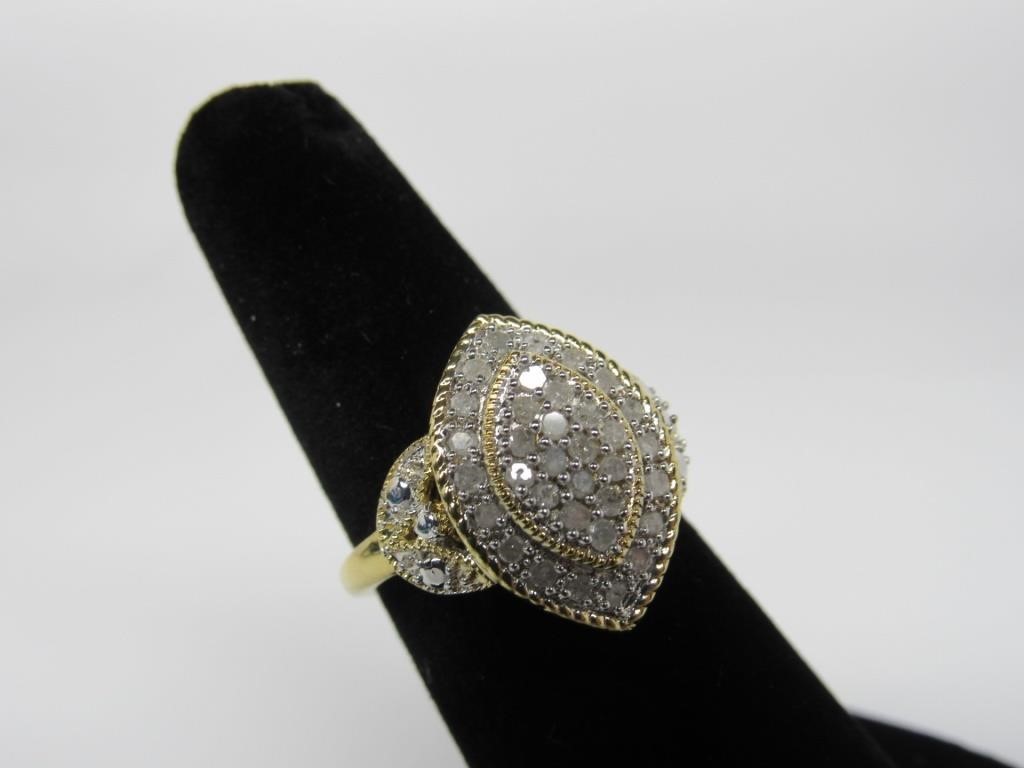 0.25 CTS DIAMOND RING - 16