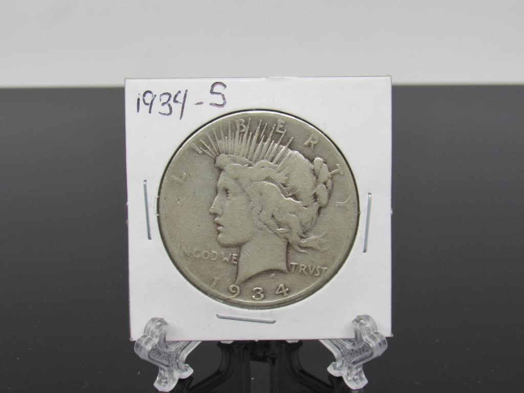 1934 - S PEACE DOLLAR - 44