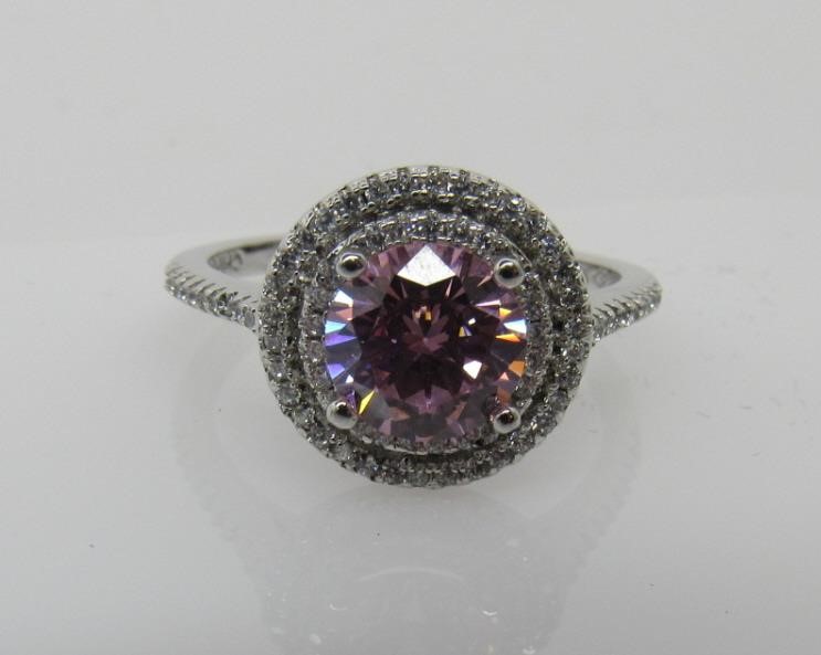 4.10 CT PINK SAPPHIRE RING - 46