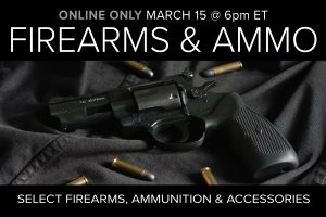 Firearms and Ammo aUCTION online Only Compass Auctions