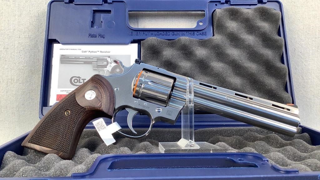 Colt Python 6 Stainless 357 Magnum- 42