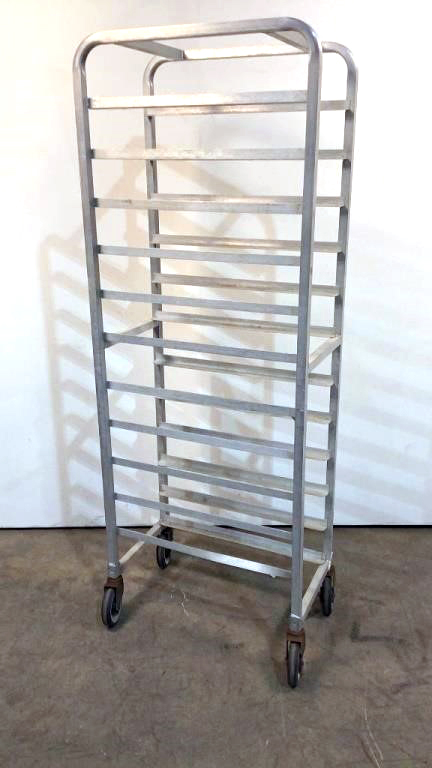 Rolling Aluminum Tray Cart