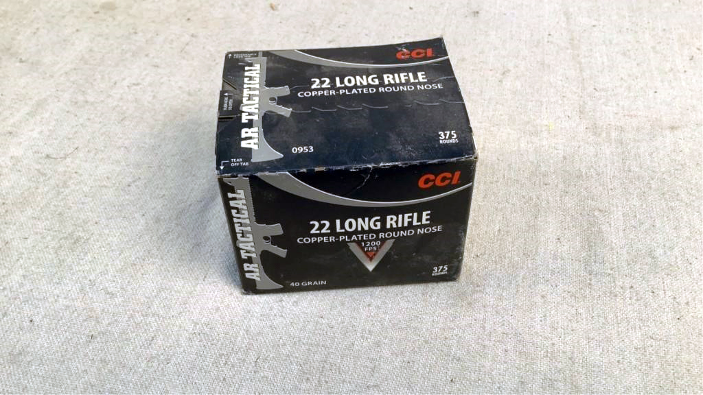 (375)CCI 40gr 22 Long Rifle Ammunition