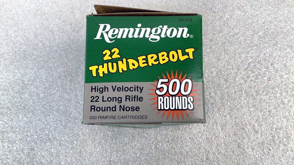 (500)Remington Thunderbolt 40gr 22 Long Rifle Ammo