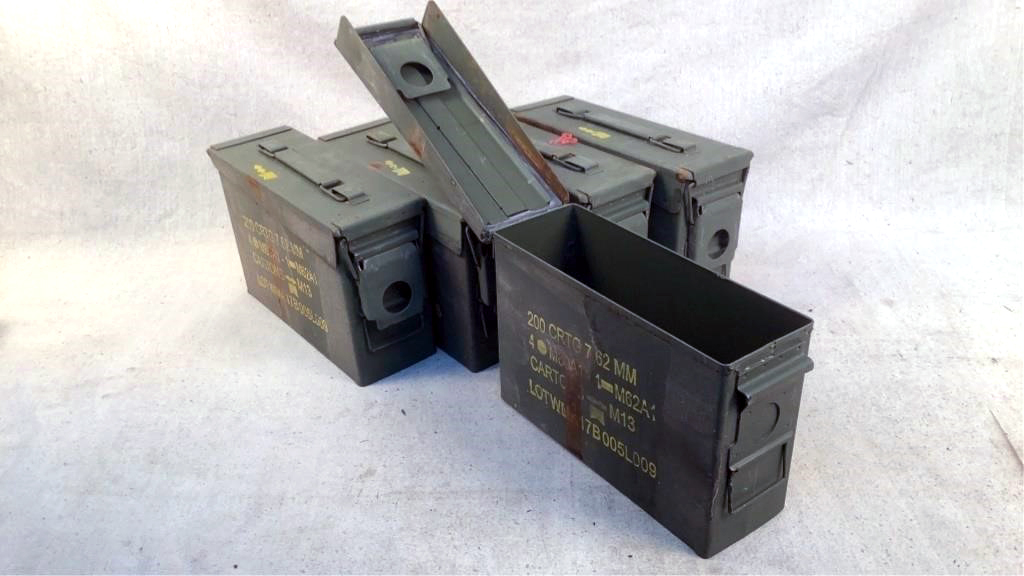 (5) 30 Caliber Ammo Cans