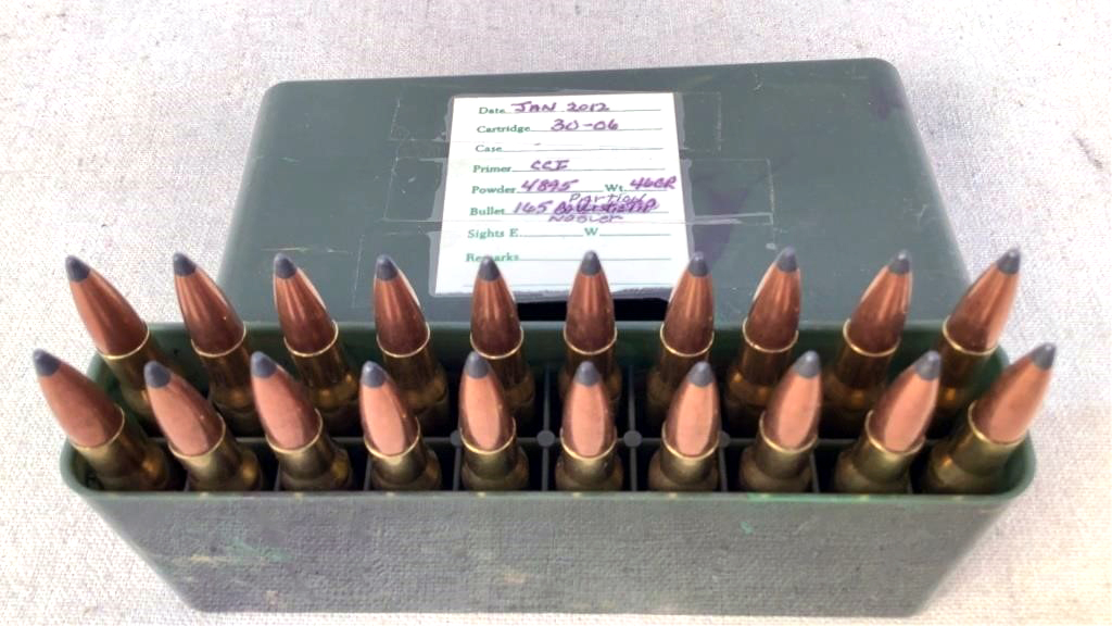 (20) Nosler 30-06 Reloads 30-06 Springfield