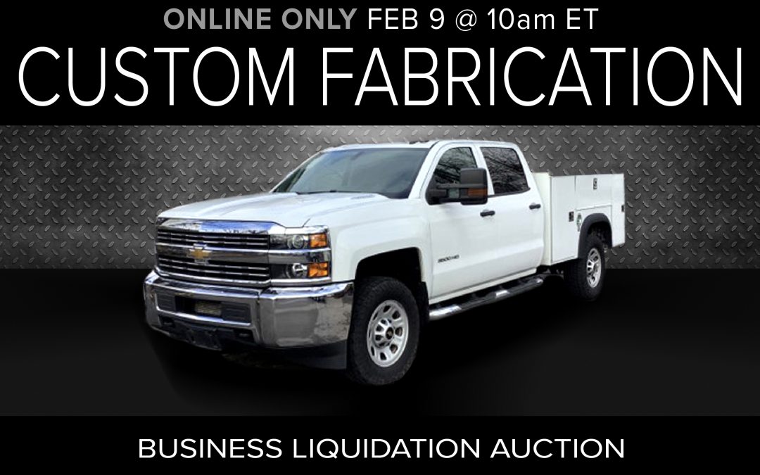 Custom Fabrication Business Liquidation Auction