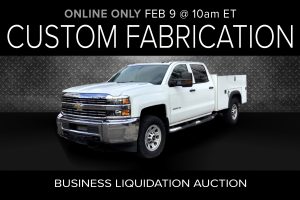Custom Fabrication Business Liquidation Auction